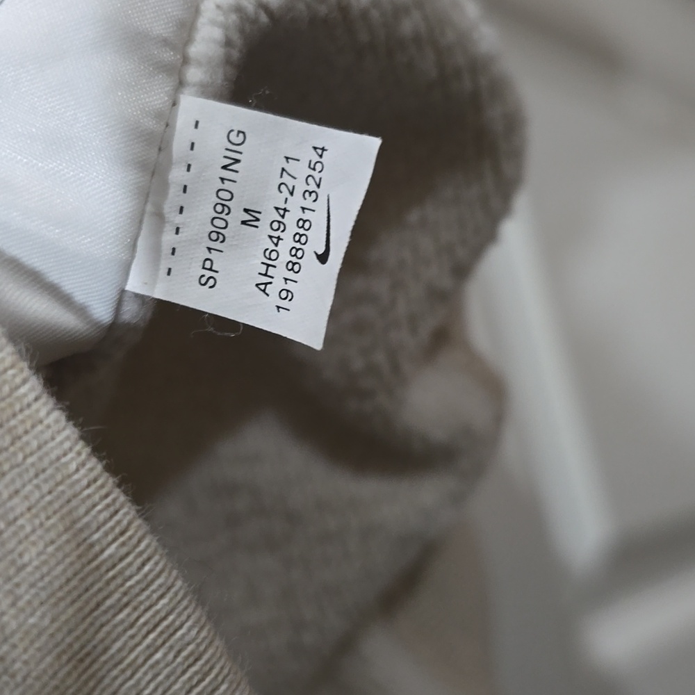 Nike Quarter Zip Oatmeal Medium - Picture 5 of 11